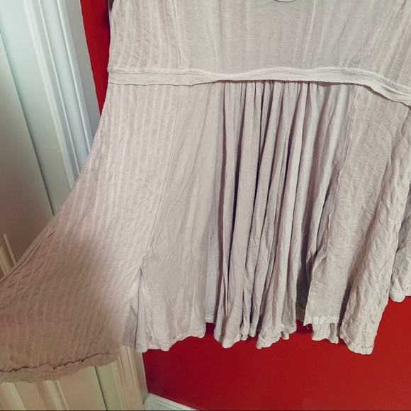 Free People Birdie Henley slit tunic mini dress - Picture 6 of 9